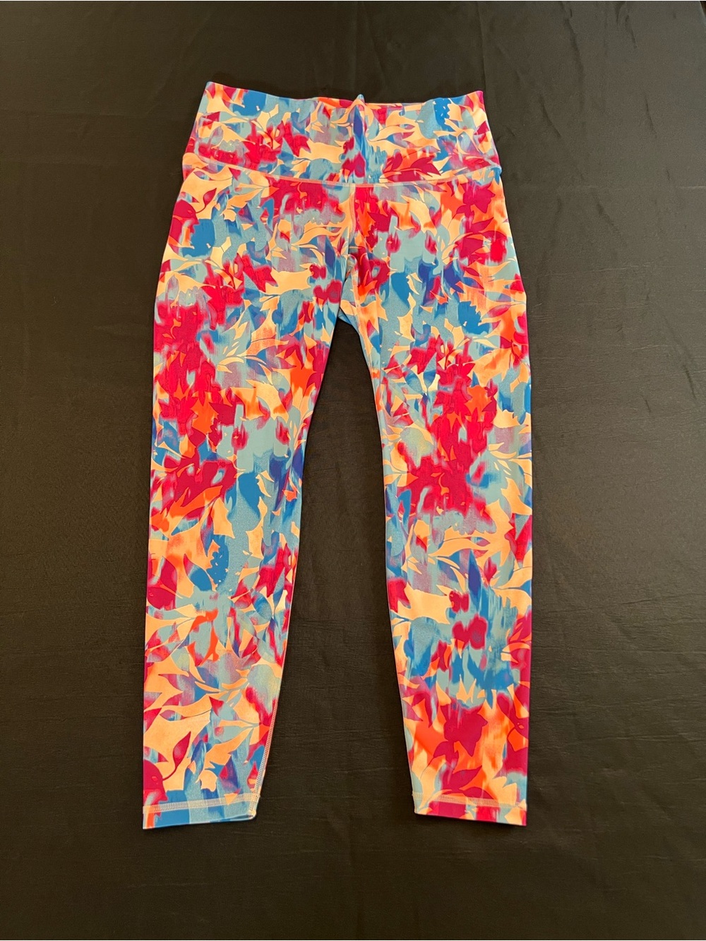 Old Navy Active Powersoft High Rise Floral Multicolor Ankle Leggings size XL